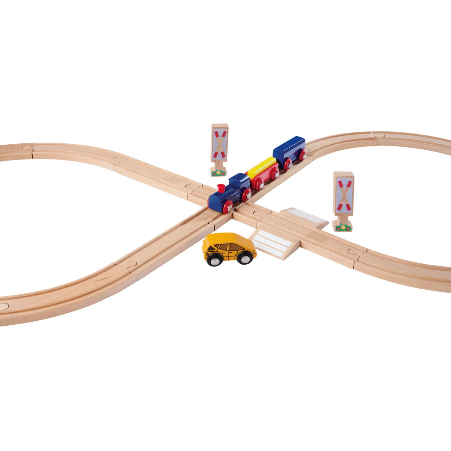 Treinbaan 8 Figuur Speelset, 27dlg.-Eichhorn Outlet