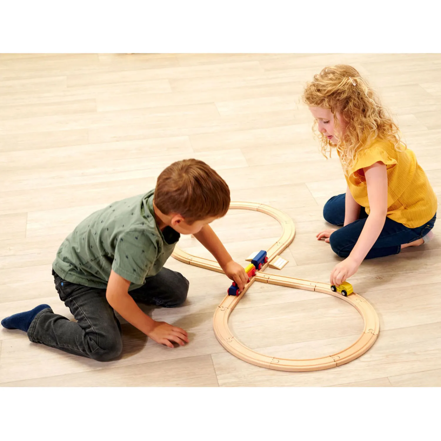 Treinbaan 8 Figuur Speelset, 27dlg.-Eichhorn Outlet