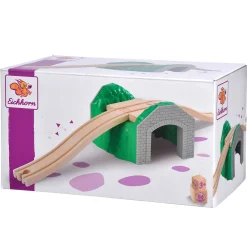 Eichhorn Treinrails met Tunnel, 5dlg. New