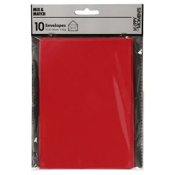 Creativ Company Envelop Rood, 11,5x15cm, 10st. Best