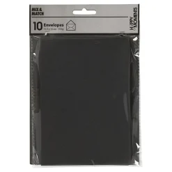 Envelop Zwart, 11,5x15cm, 10st.-Creativ Company Sale