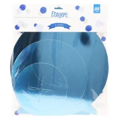 Etagere Karton 3 Laags Blauw Online