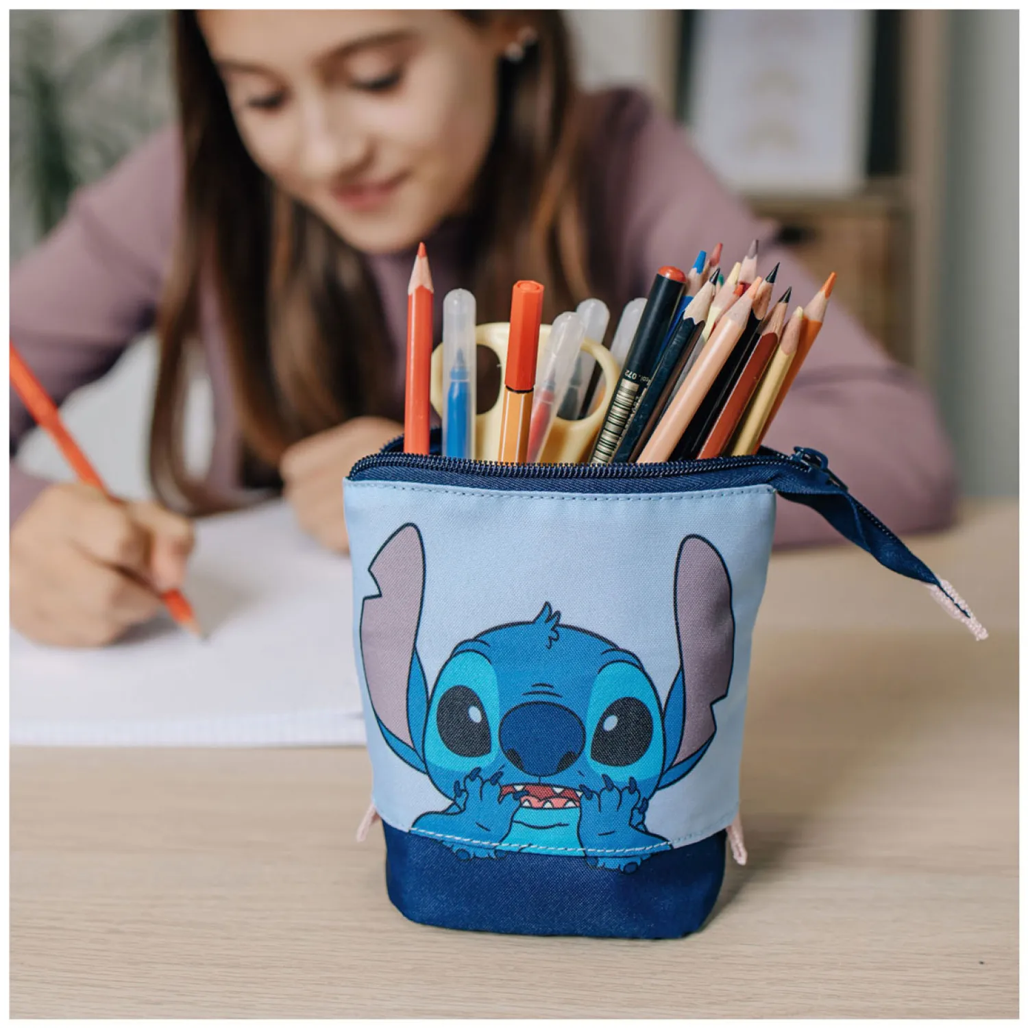Etui en Pennenhouder 2in1 Stitch>Undercover