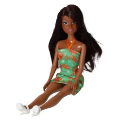 Fashion Pop Zomerjurk met Blaadjes- Best