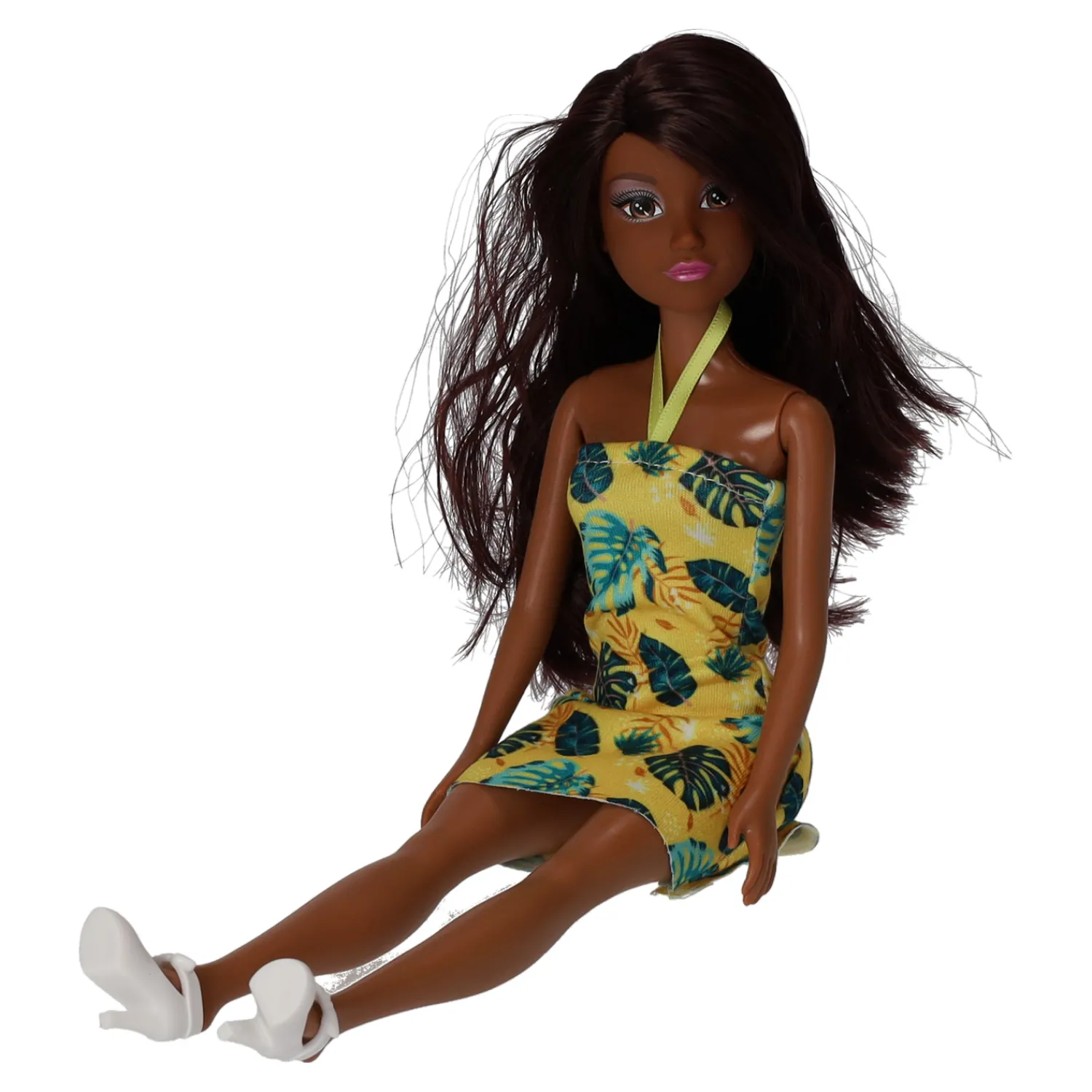 Fashion Pop Zomerjurk met Blaadjes- Best