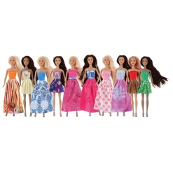 Fashion Poppenset, Set van 10> Discount