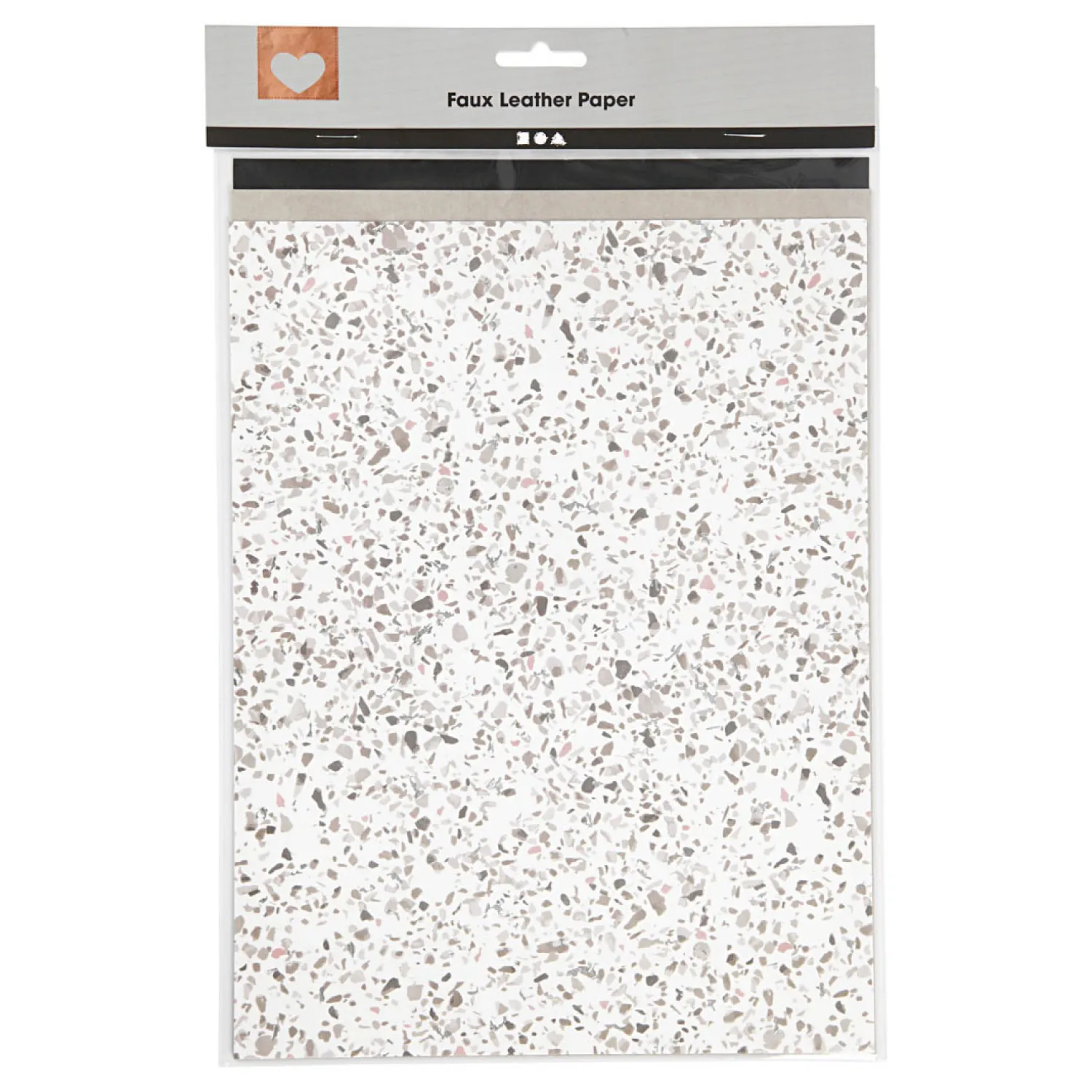 Faux Leather Papier Divers, 3 Vellen-Creativ Company Hot