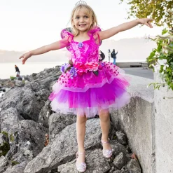 Feeënjurk met Bloemen Deluxe, 5-6jr.-Great Pretenders New