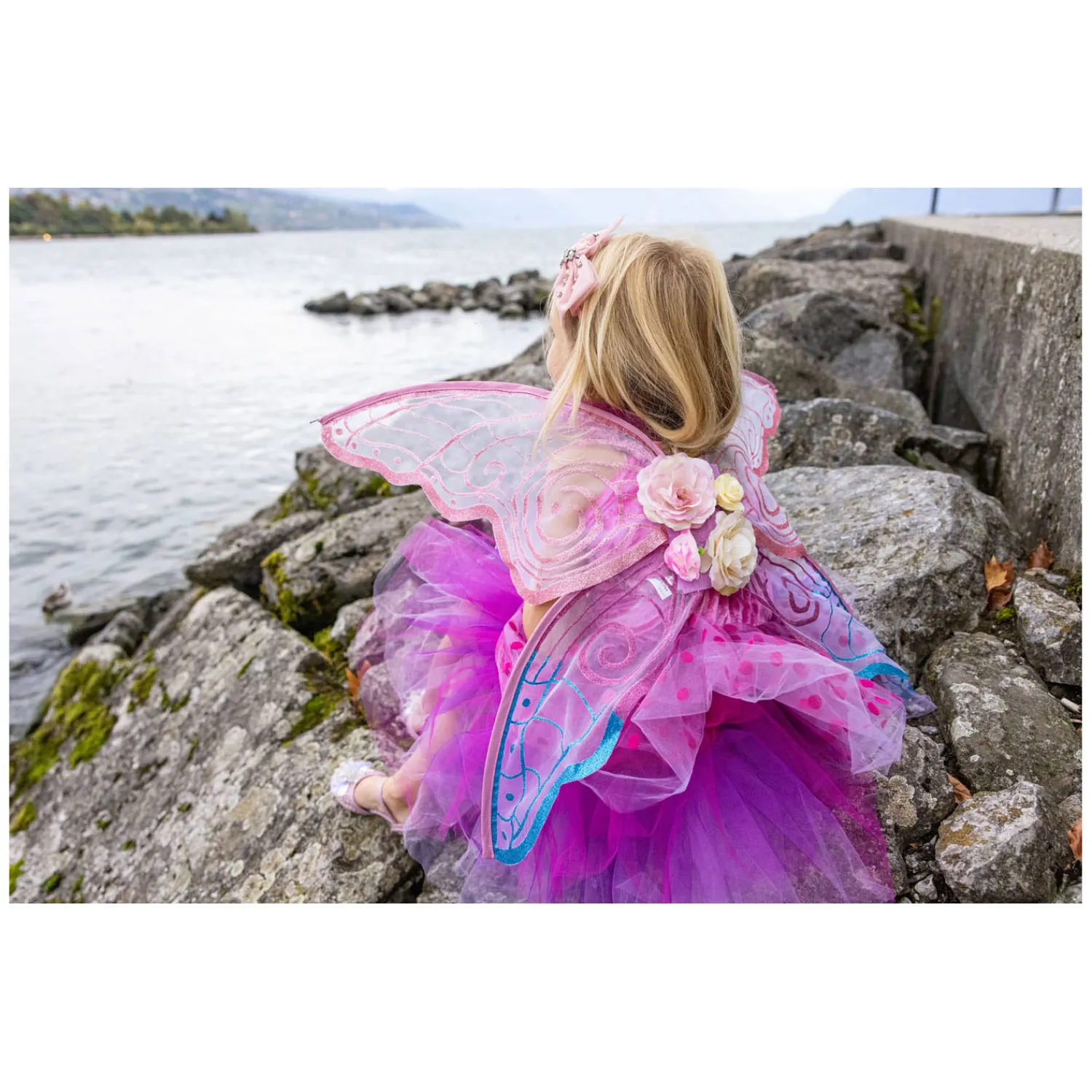 Feeënjurk met Bloemen Deluxe, 5-6jr.-Great Pretenders New