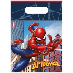Feestzakjes Spider-Man Crime Fighter, 6st.-Globos Online
