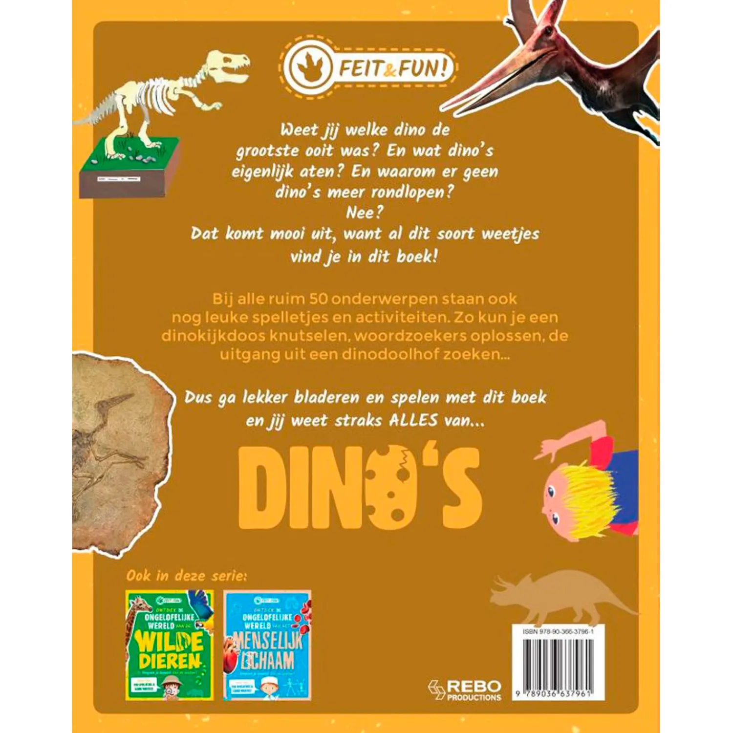 Rebo Publishers Feit & Fun - Dinosauriërs Outlet