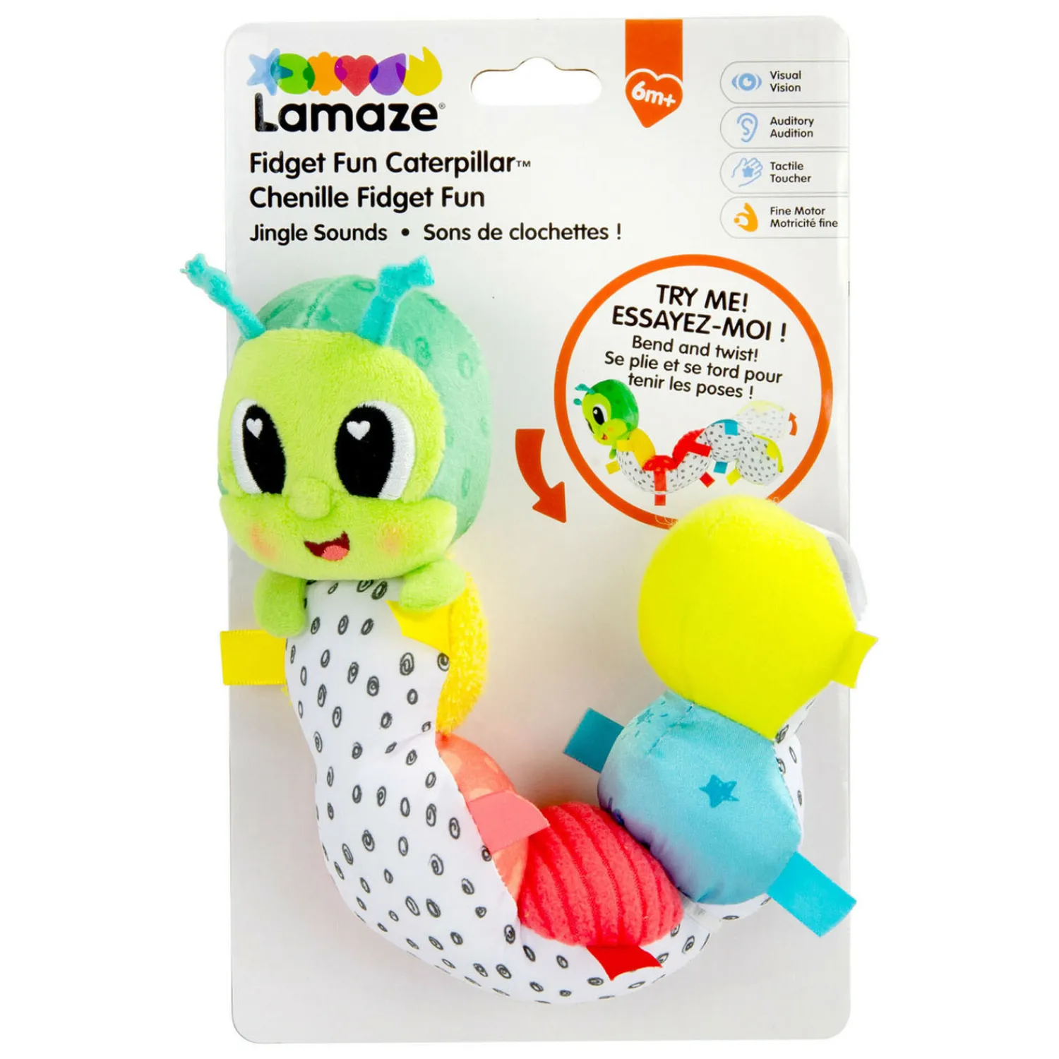 Fidget Fun Caterpillar Knuffel-Lamaze Clearance