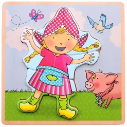 Johntoy Fien & Teun Houten Puzzel Fien - 5dlg. Best