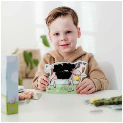 Fien & Teun Pompom Plakken-Bambolino Toys Clearance