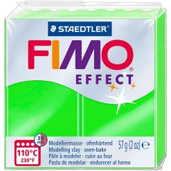 Fimo Effect Boetseerklei Neon Groen, 57gr Online