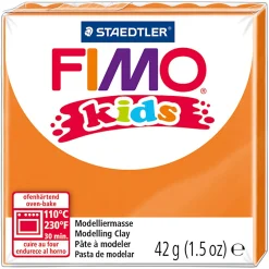 Kids boetseerklei, Oranje, 42 gr-Fimo New