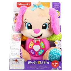 Zusje Puppy Knuffel met Geluid>Fisher Price