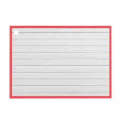 Flashcards A7 Rood incl. clipring 50 Vellen>Quantore Outlet