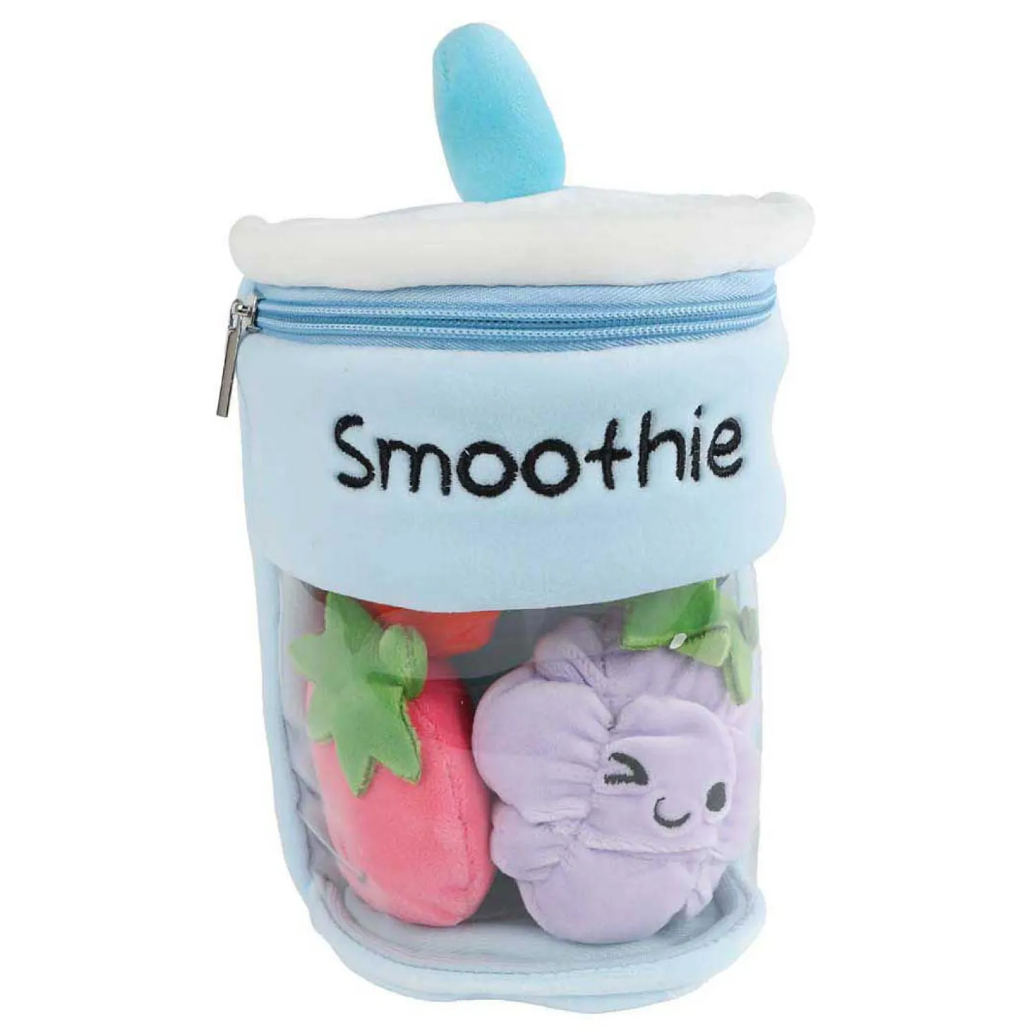 Fluffy Menu Pluche Smoothie met Fruit - 20cm- Outlet