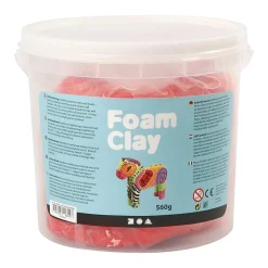 - Rood, 560gr.-Foam Clay Best
