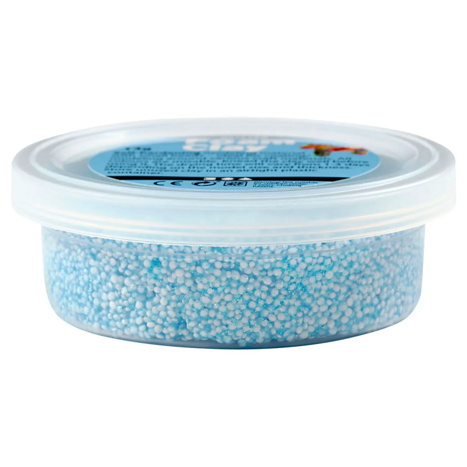 Foam Clay Pastel Kleuren Glitter, 6x14gr.>Creativ Company