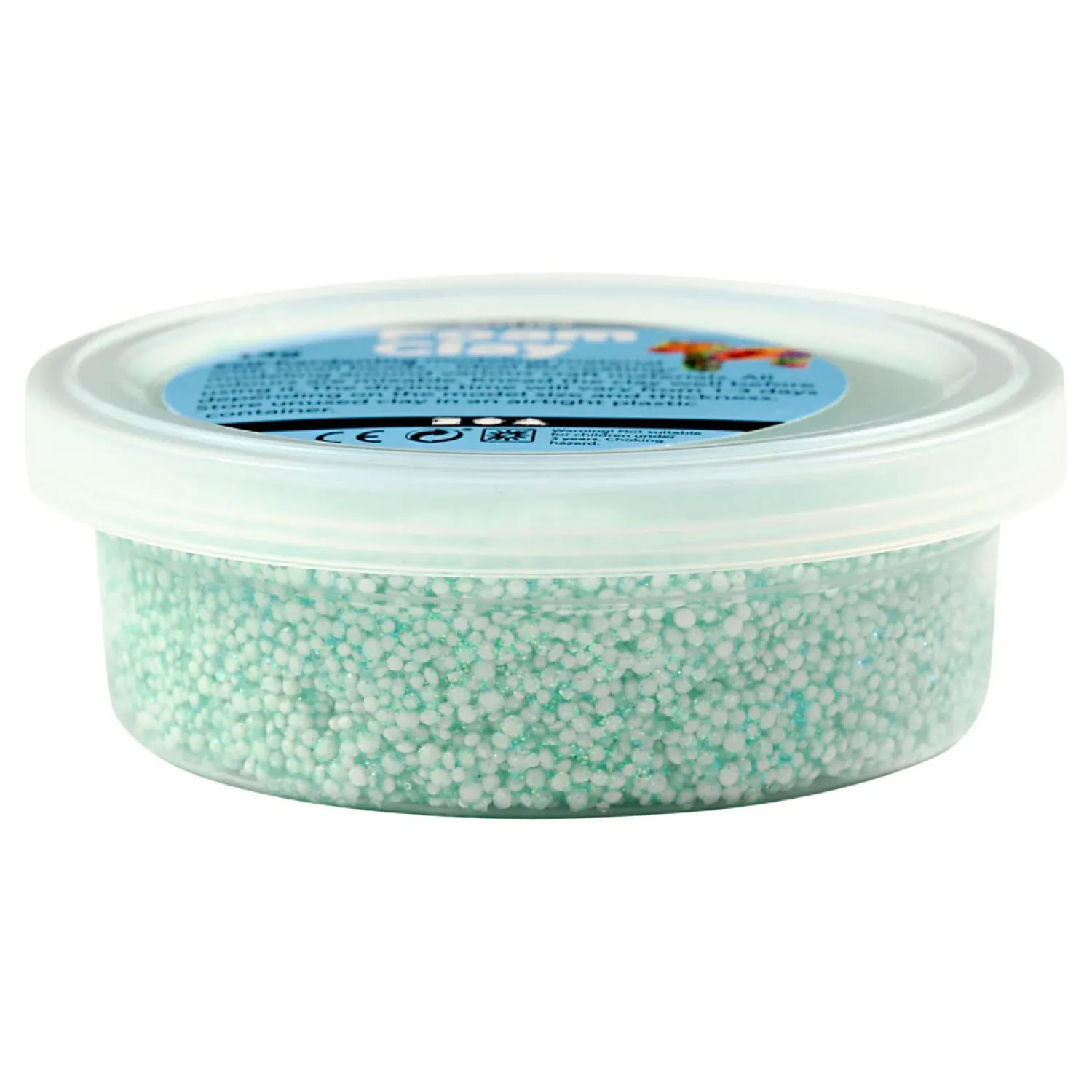 Foam Clay Pastel Kleuren Glitter, 6x14gr.>Creativ Company