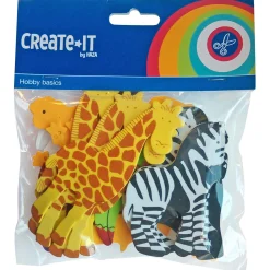 Foamstickers Dieren, 32st.-Haza Witbaard Best