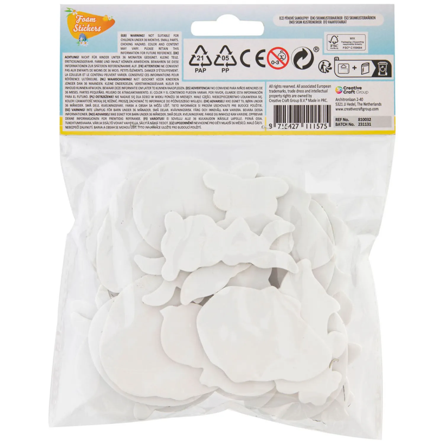 Foamstickers Pasen, 30st.-Grafix Discount