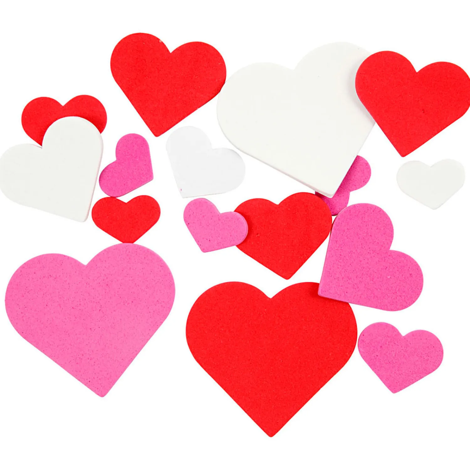 Foamvormen Hartjes, Zelfklevend, 200st.-Creativ Company Best
