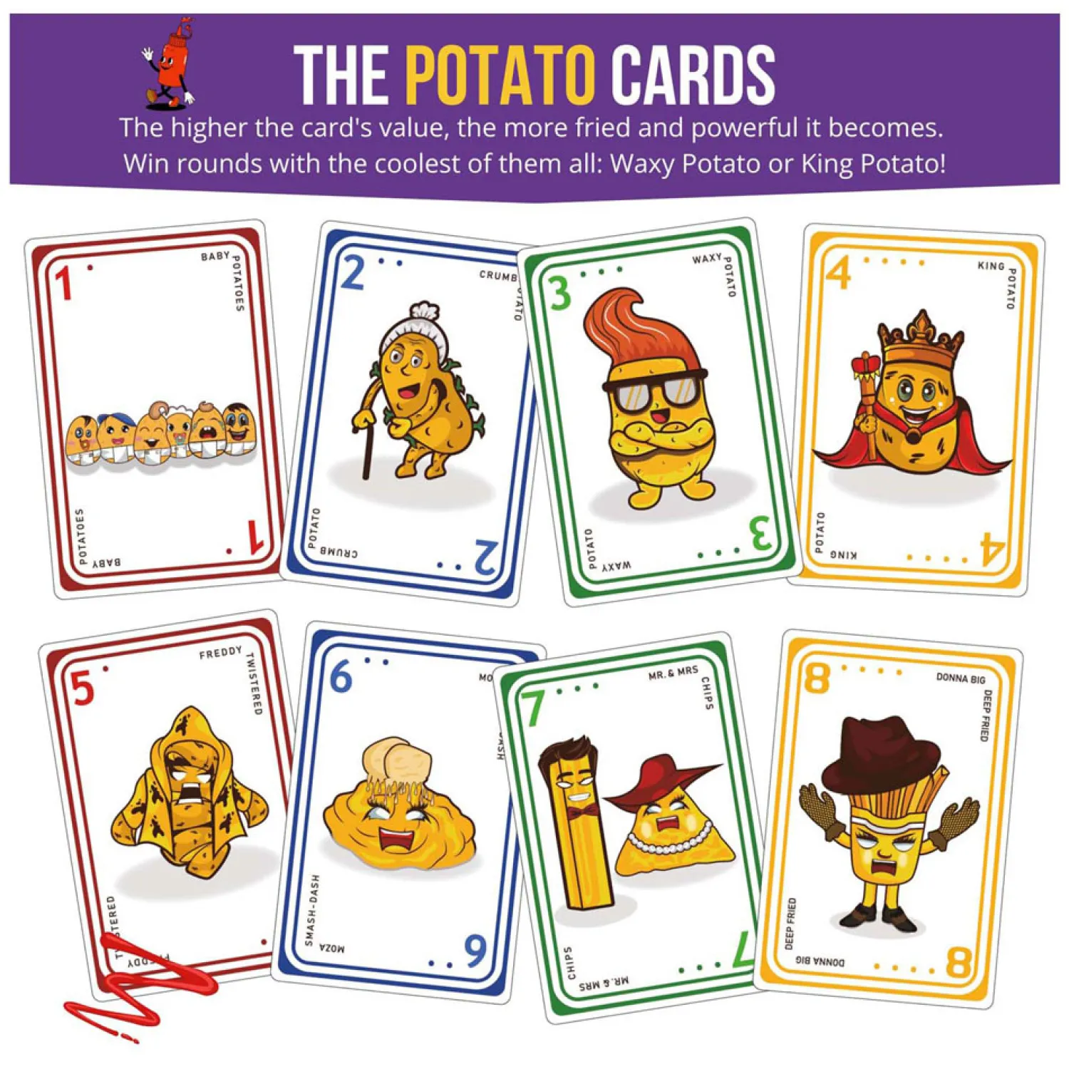 Card Game Deep Fried edition (Engelstalig)-Fried Potatoes Outlet