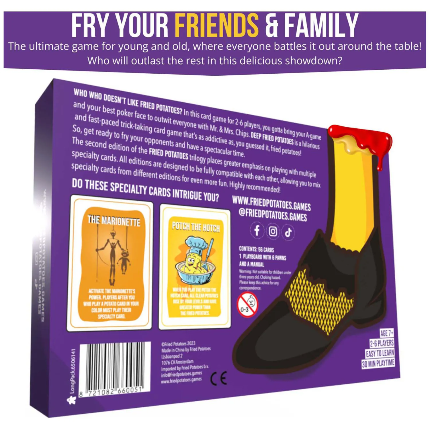 Card Game Deep Fried edition (Engelstalig)-Fried Potatoes Outlet