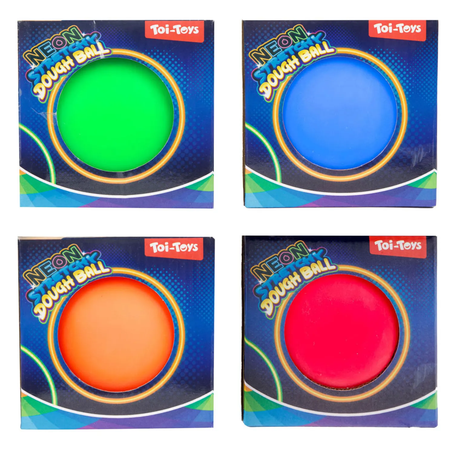 Fun Kneedbal Neon, 10cm>Toi-Toys Hot