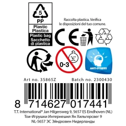 Toi-Toys Fun Knijparmband Flower met Glitters Hot