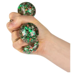 Toi-Toys Fun Knijpbal  Night Gevuld met Glittergel, 6cm Sale