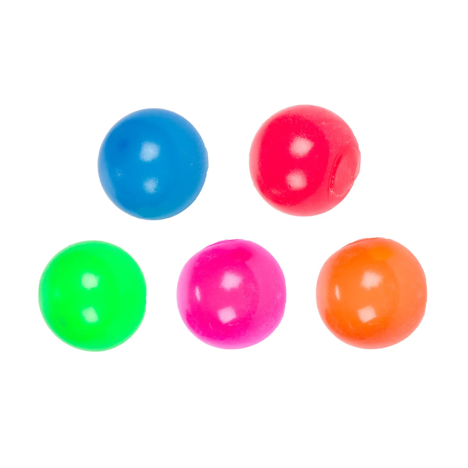 Fun Mini Knijpballen Stickeezz in Koker, 5st.>Toi-Toys Sale