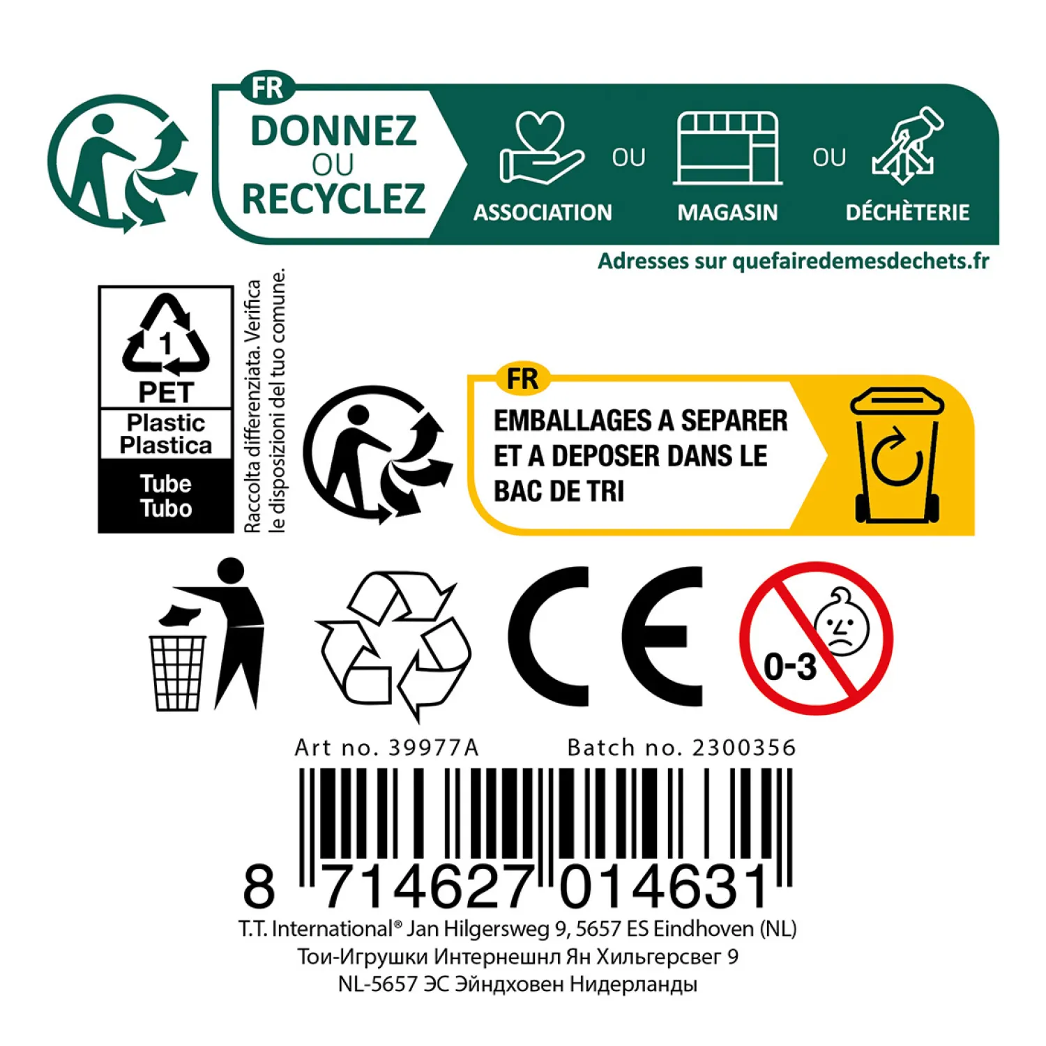 Fun Mini Knijpballen Stickeezz in Koker, 5st.>Toi-Toys Sale