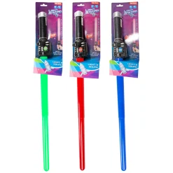 Fun Uitschuifbaar Lichtzwaard met Geluid,-Toi-Toys