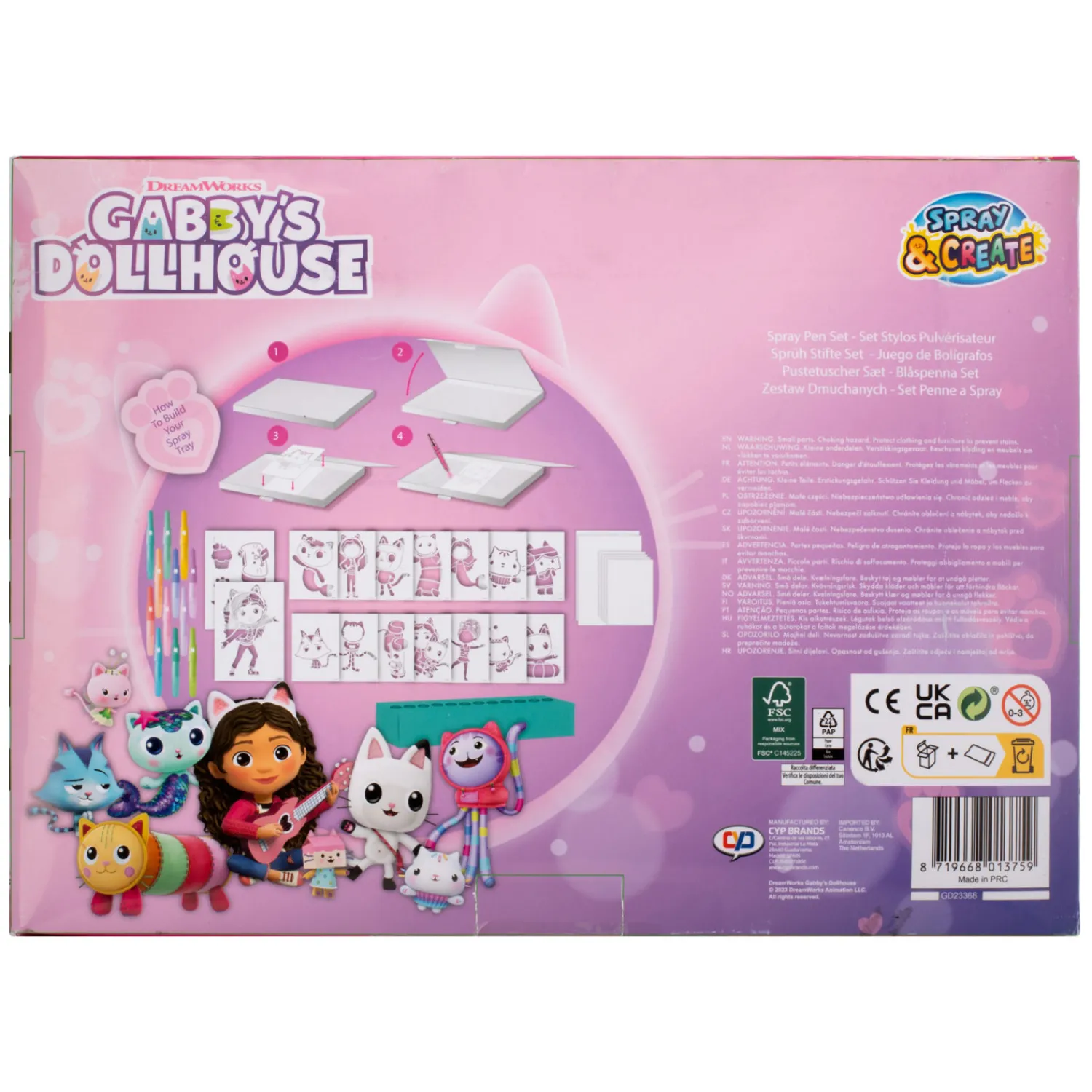 Gabby's Poppenhuis Blaaspennen Set Deluxe-Canenco Outlet