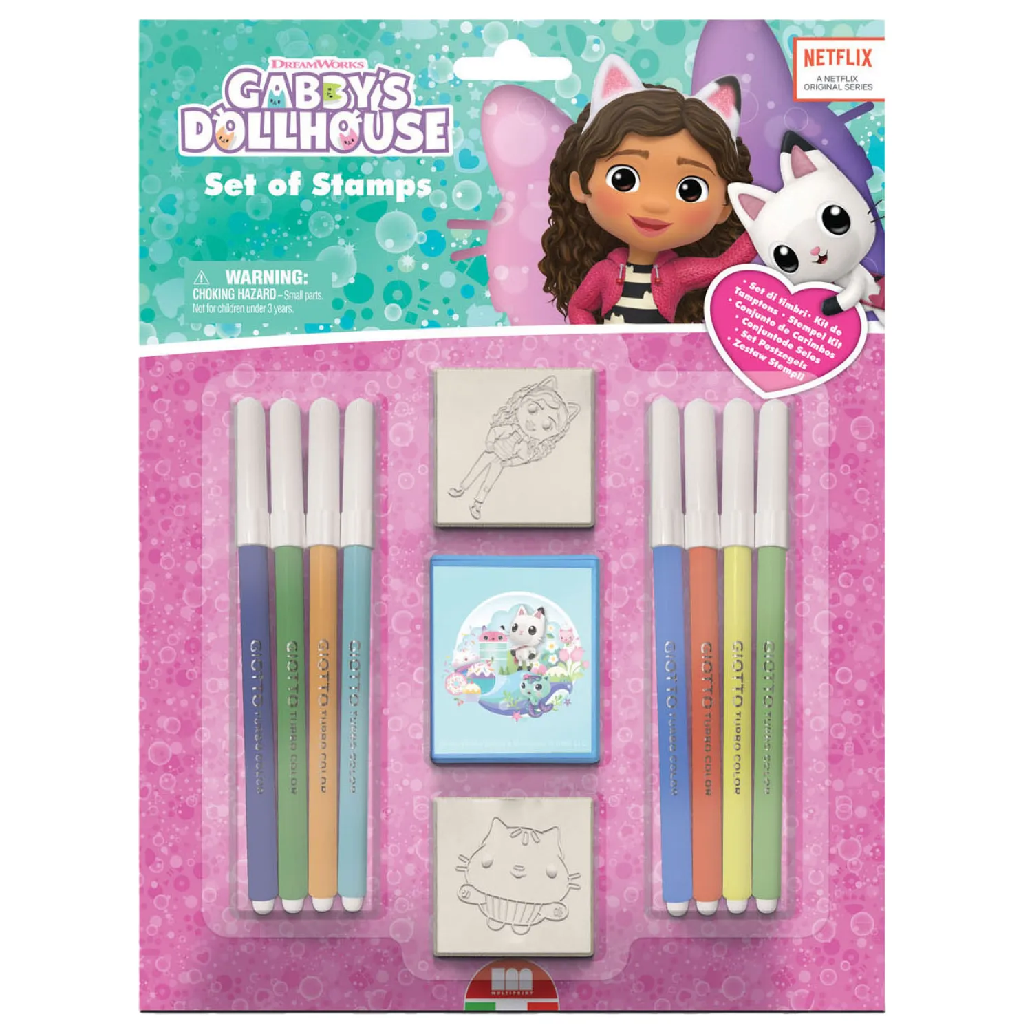 Gabby's Poppenhuis Stempelset, 11dlg.>Multiprint Hot