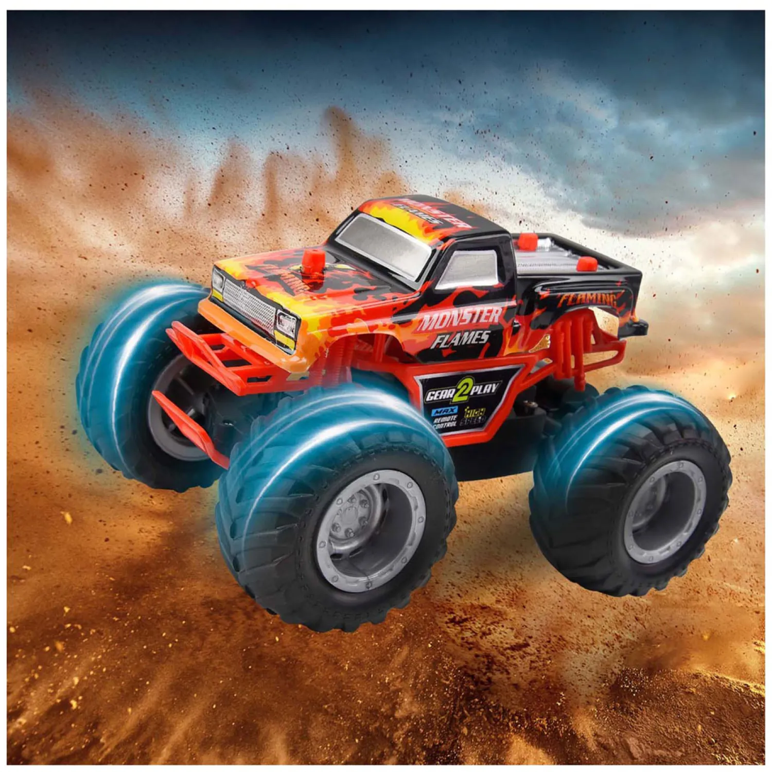 RC Bestuurbare Auto Monster Flames-Gear2play New