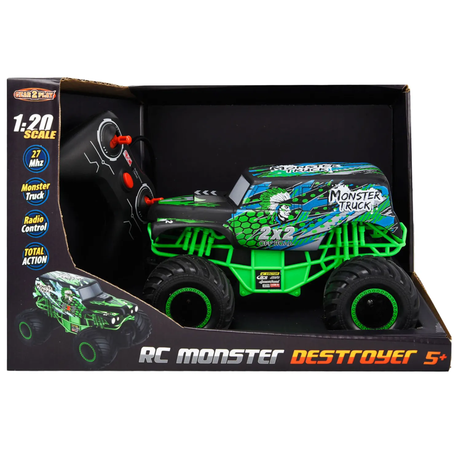 RC Monster Destroyer Bestuurbare Auto-Gear2play