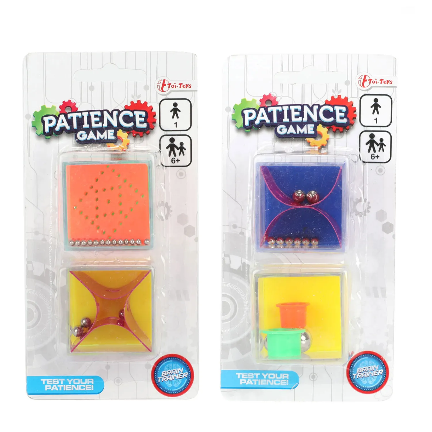 Geduldspel Fidget Kubus, 2st.-Toi-Toys Clearance