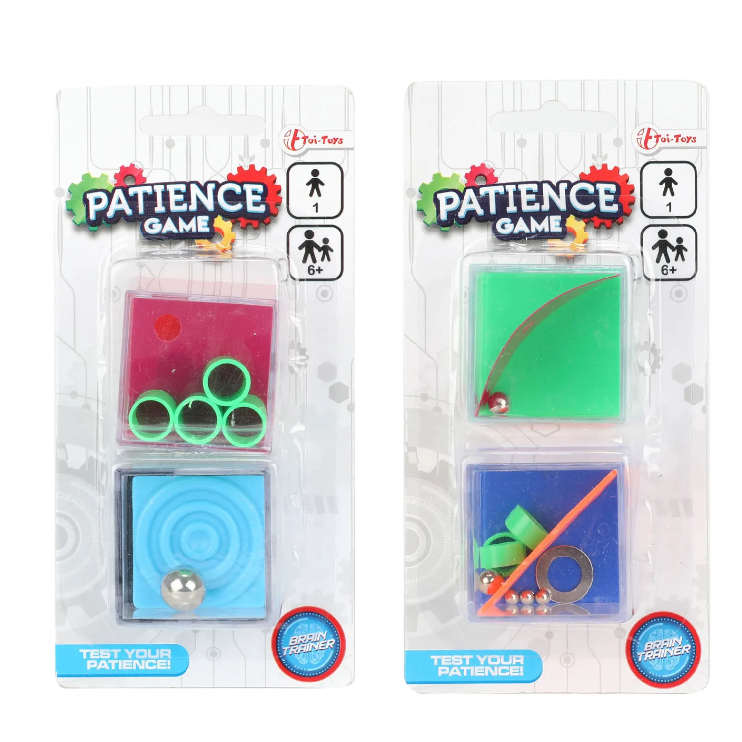 Geduldspel Fidget Kubus, 2st.-Toi-Toys Clearance