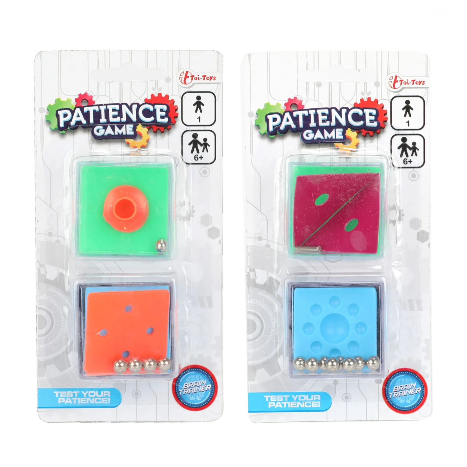 Geduldspel Fidget Kubus, 2st.-Toi-Toys Clearance