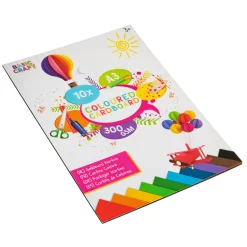 Gekleurd Karton A3 10 Vellen, 300 gsm>Creative Craft Group Discount