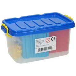 Gekleurde Blokjes met Opbergdoos - 121dlg-