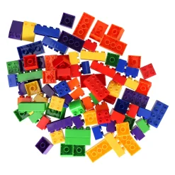 Gekleurde Bouwblokjes - 90st. Discount