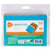 Gekleurde Enveloppen C6, 20st.- Sale
