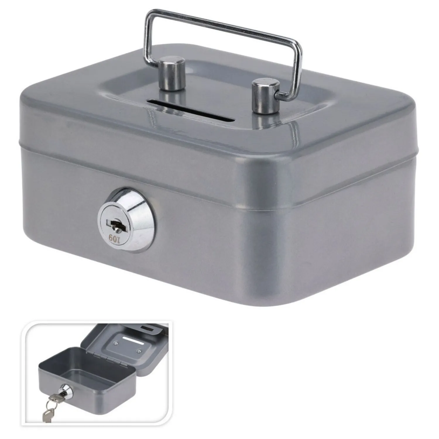 Geldkistje Metaal met Sleuf