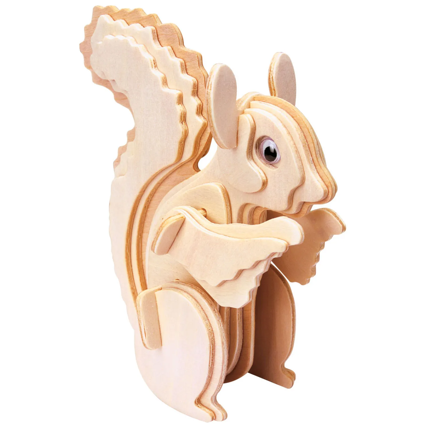 Eureka Gepetto's Workshop Houten Bouwpakket 3D - Eekhoorn New